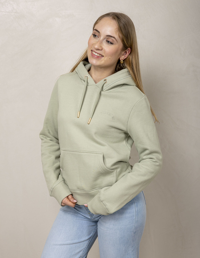 Superdry sweater met kap groen