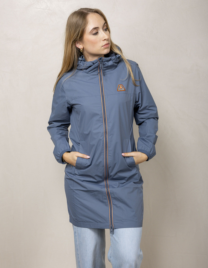 Superdry regenjas blauw