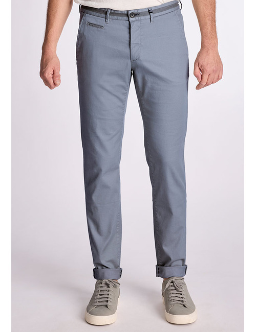 SIDNEY-P 26 slim fit broek in horizonblauw