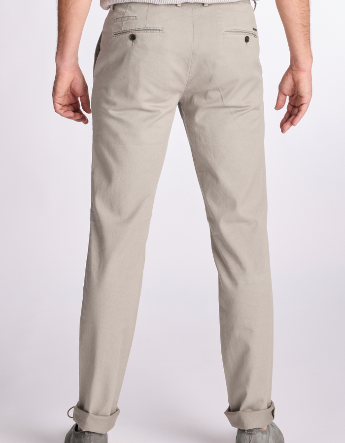 Zilton regular fit broek grijs