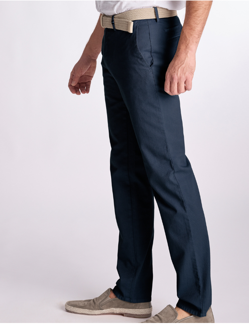 Zilton regular fit broek blauw