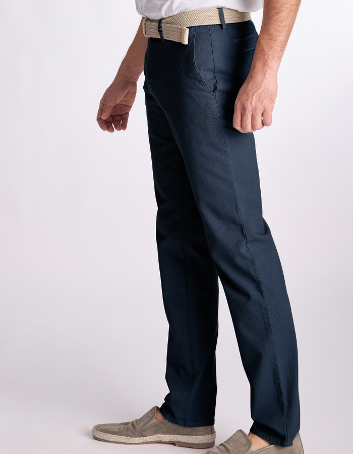 Zilton regular fit broek blauw