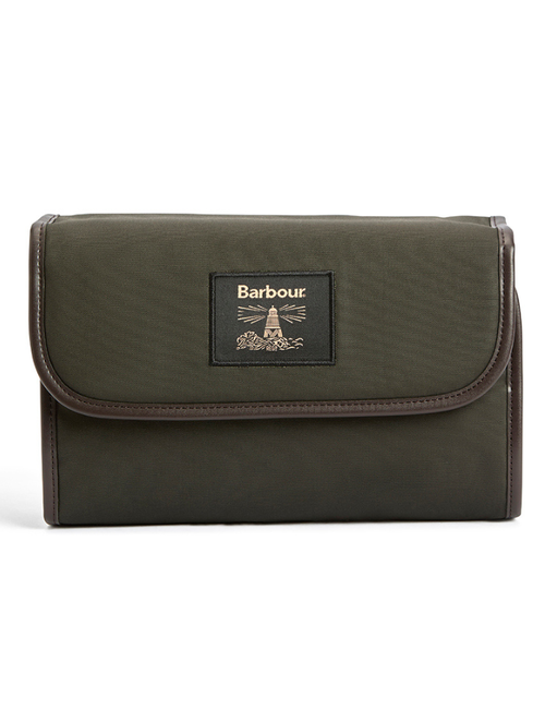 Waxed Hanging Washbag