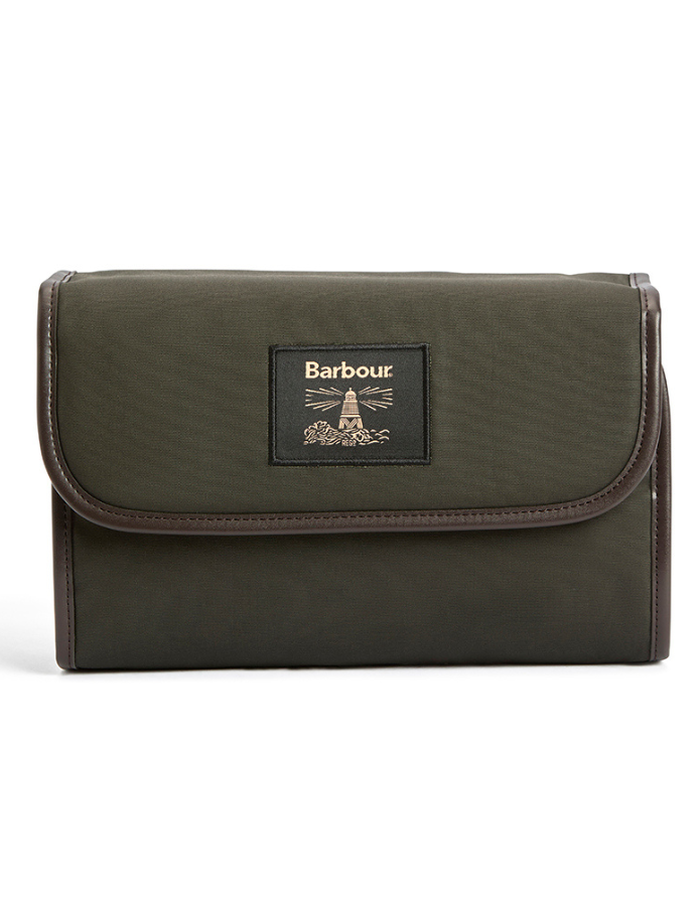 Waxed Hanging Washbag