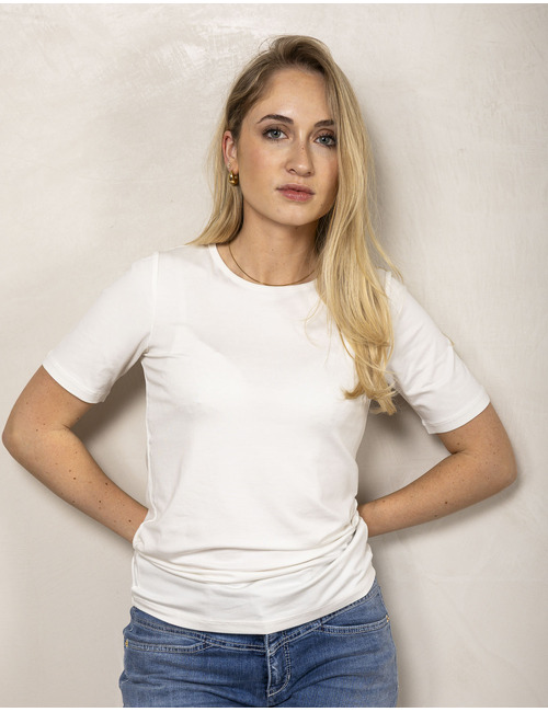 Freequent t-shirt korte mouw wit