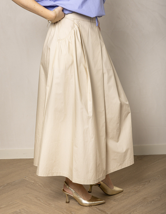 Jcsophie lange rok beige