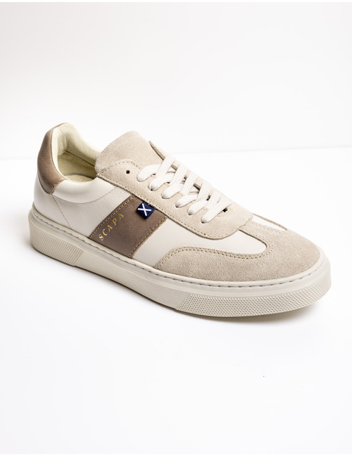 Scapa Heren sneakers taupe
