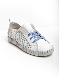 Comme Promis bootschoen blauw