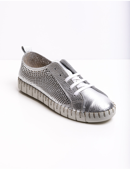 Comme Promis bootschoen zilver