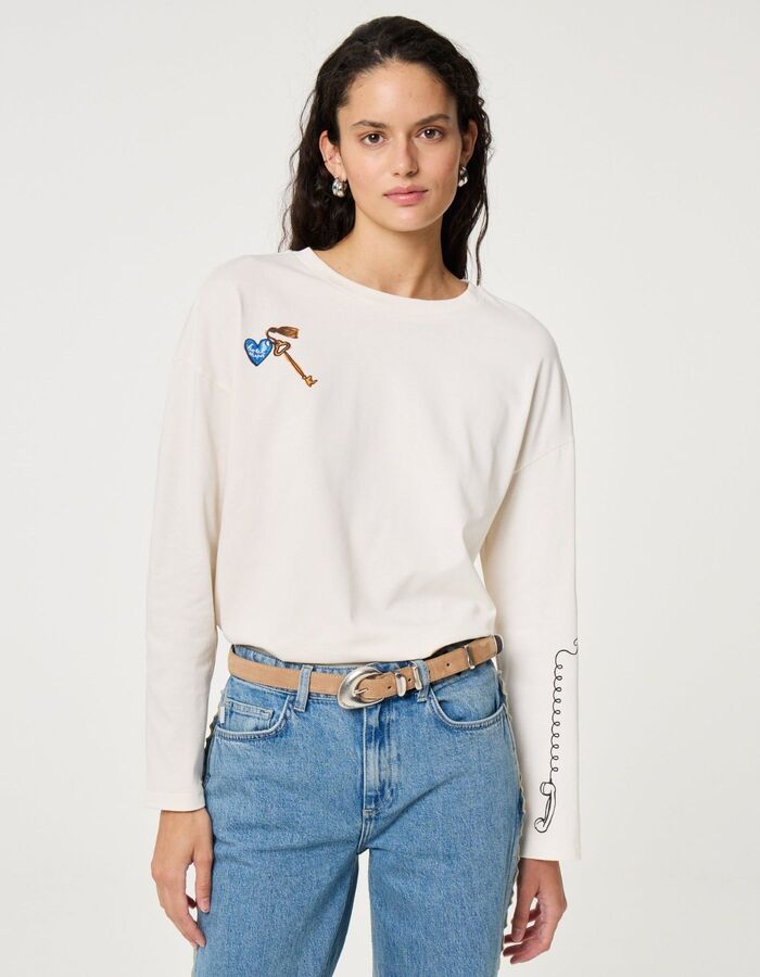 Fabienne Chapot t-shirt korte mouw wit