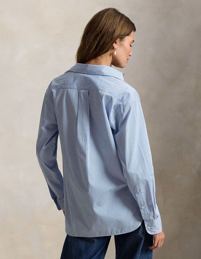 Ralph Lauren lange mouw bloes blauw