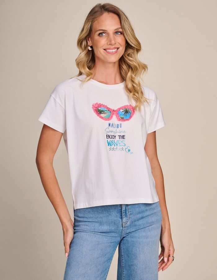 Due Amanti t-shirt wit