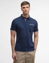Barbour modern fit polo blauw