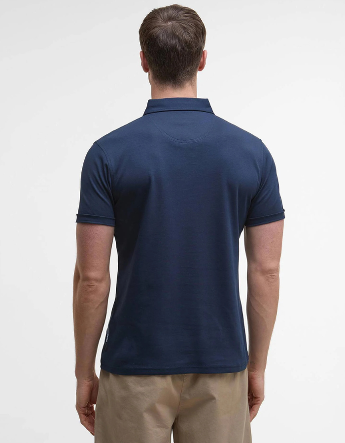 Barbour modern fit polo blauw