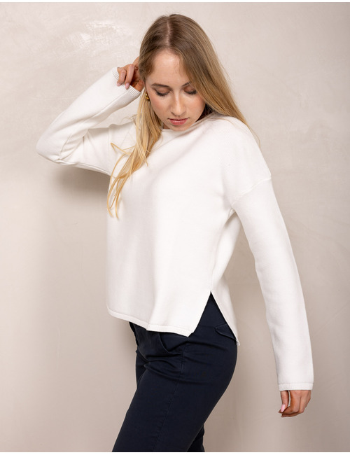 Barbour lange mouw pull wit