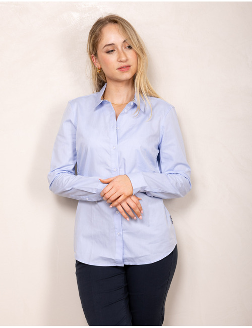 Barbour t-shirt blauw