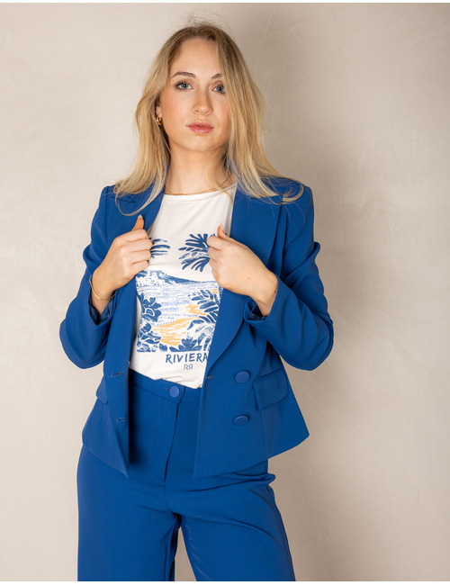 Rinascimento blazer blauw
