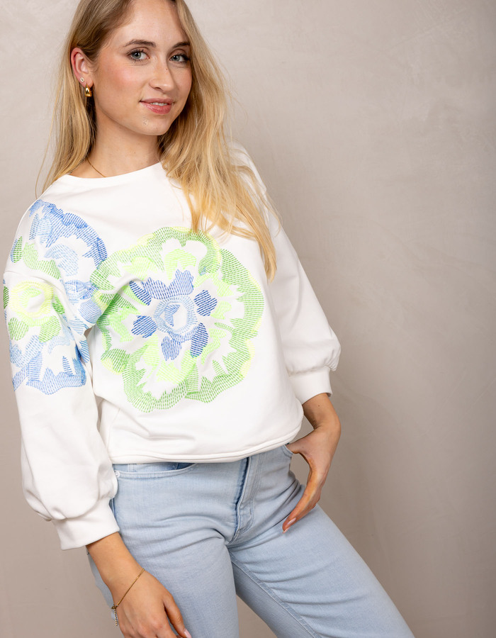 Senso 3/4 mouw pull wit