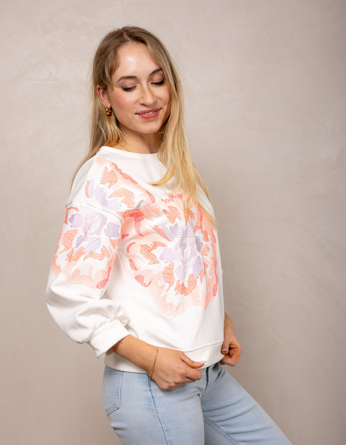 Senso 3/4 mouw pull oranje