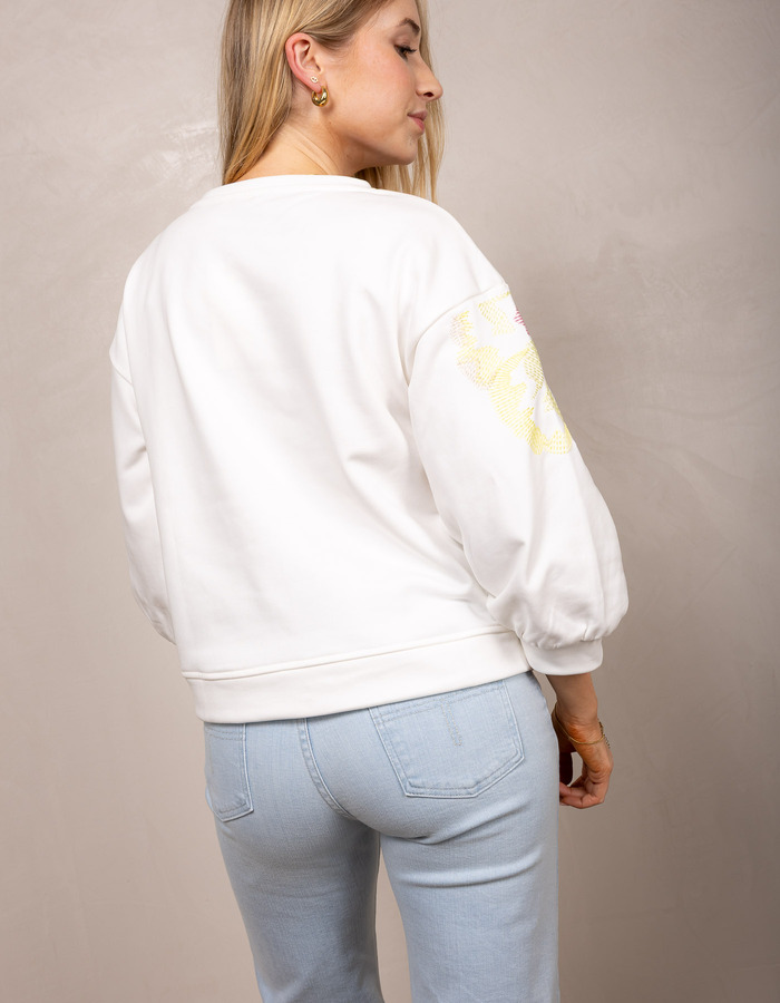 Senso 3/4 mouw pull geel