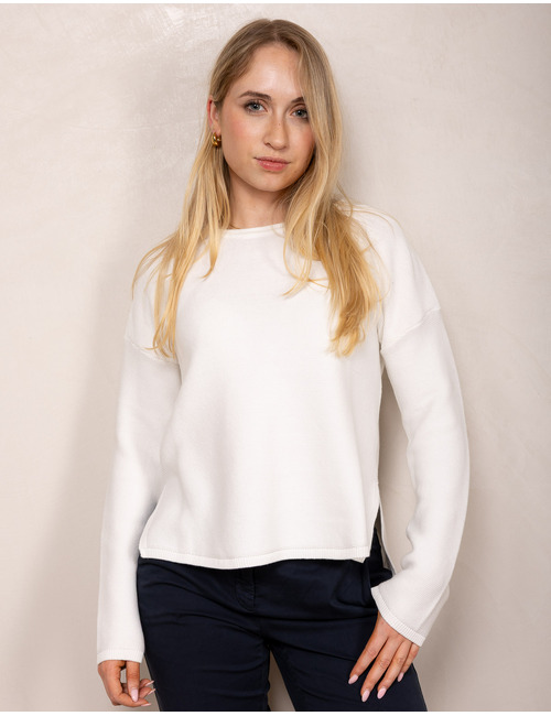 Barbour lange mouw pull wit