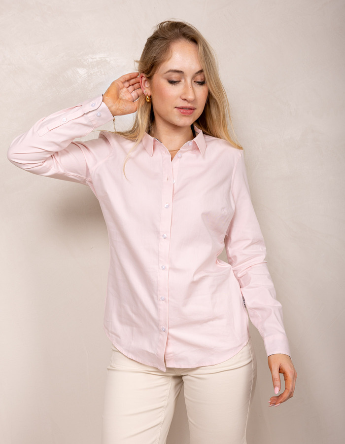Barbour t-shirt roze