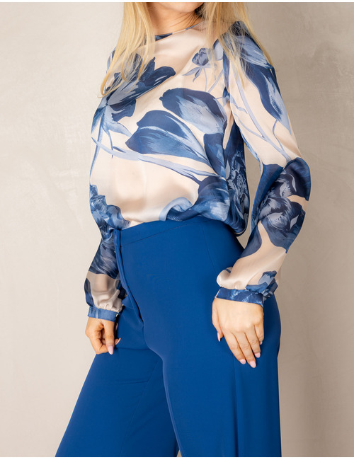 Rinascimento lange mouw bloes blauw