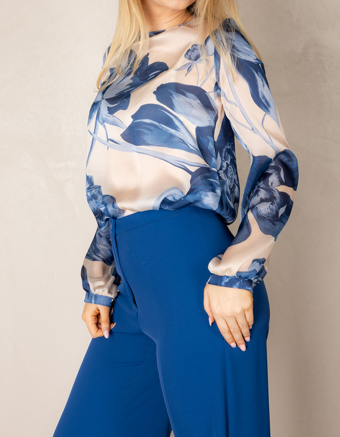 Rinascimento lange mouw bloes blauw