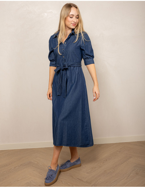 Rinascimento lang kleed blauw