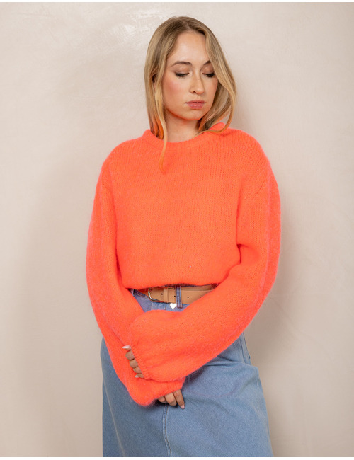 Amelie Amelie lange mouw pull roze