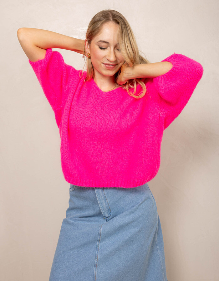 Amelie Amelie pull fuschia