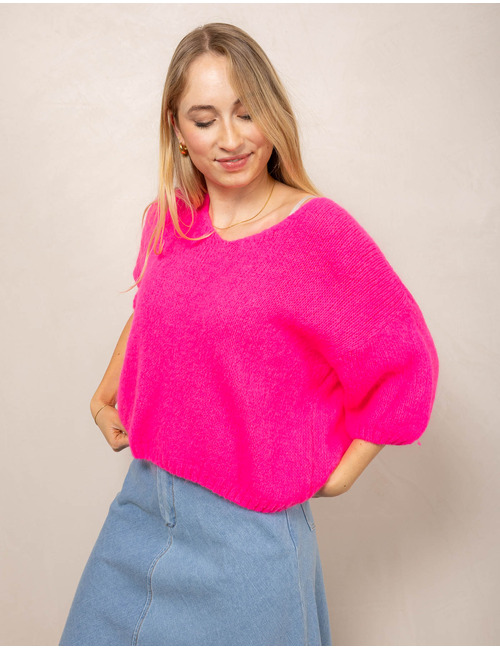 Amelie Amelie pull fuschia