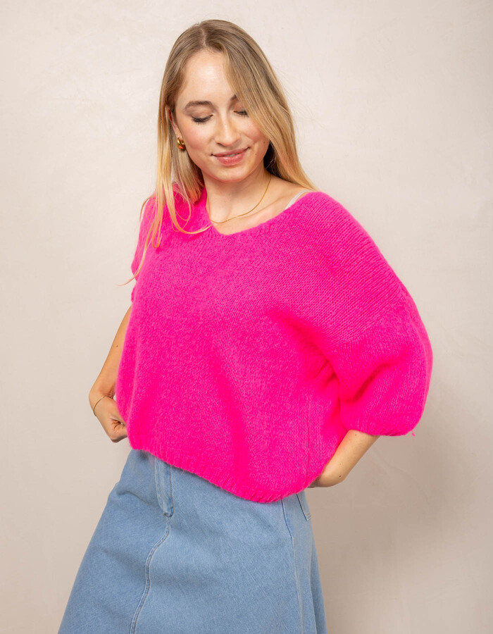 Amelie Amelie pull fuschia