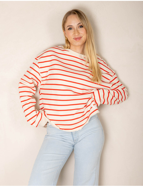 The Shirt Projects t-shirt lange mouw ecru