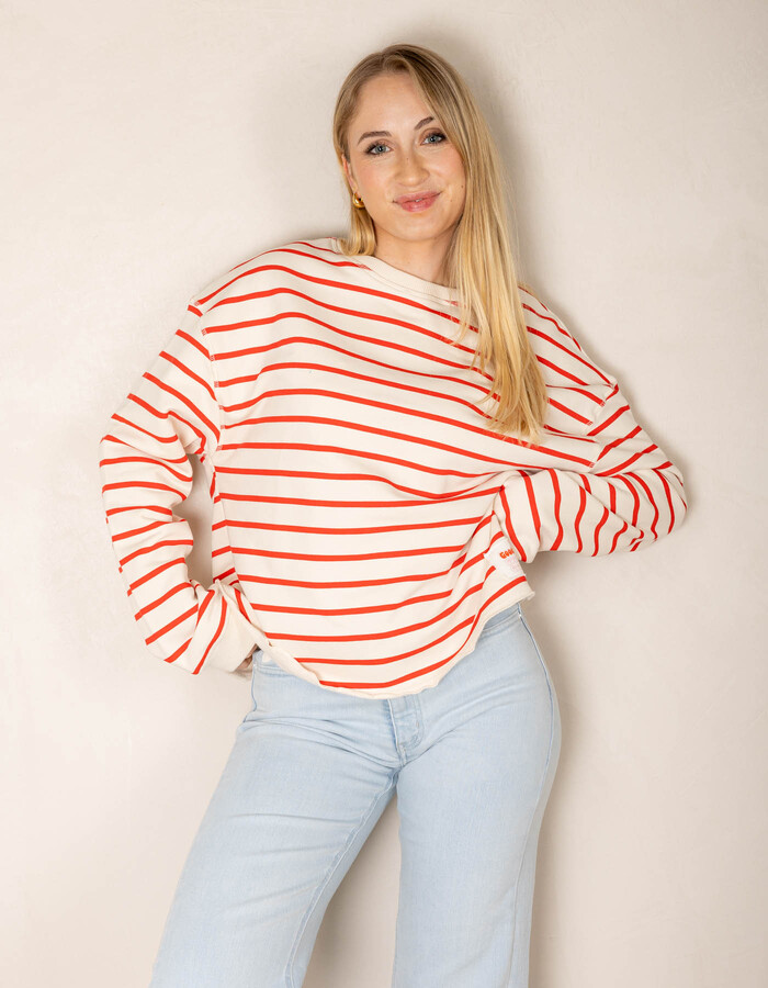 The Shirt Projects t-shirt lange mouw ecru