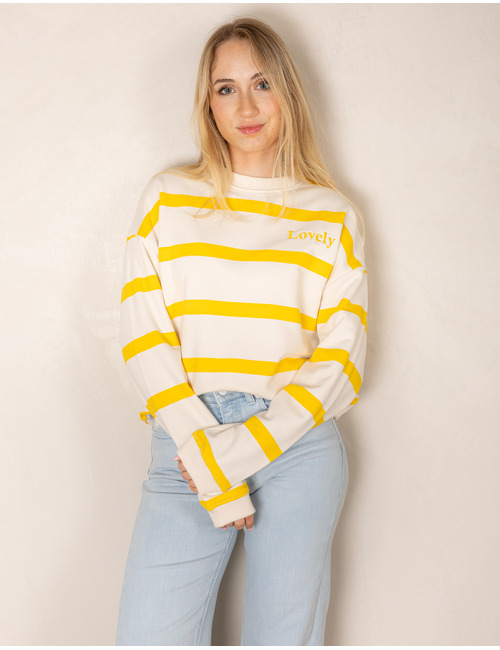 The Shirt Projects lange mouw sweater ecru