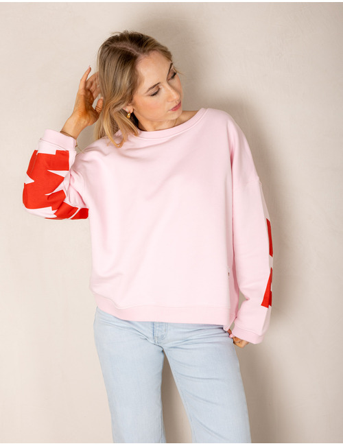 The Shirt Projects lange mouw sweater roze