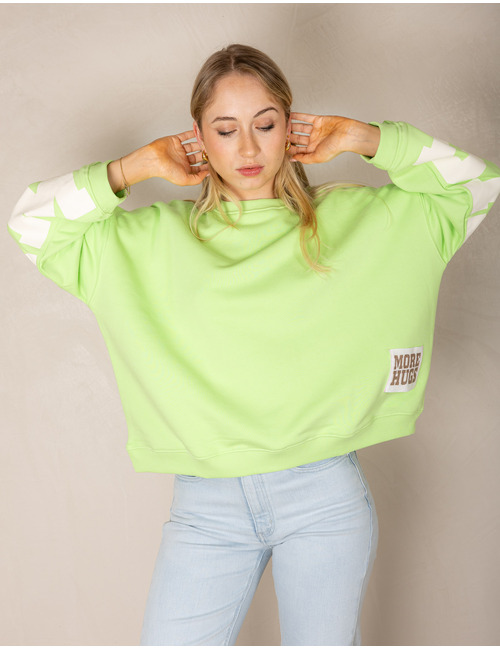 The Shirt Projects lange mouw sweater groen