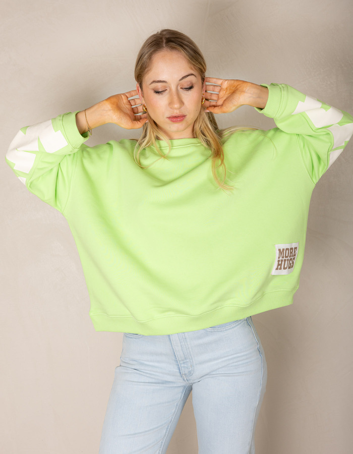 The Shirt Projects lange mouw sweater groen
