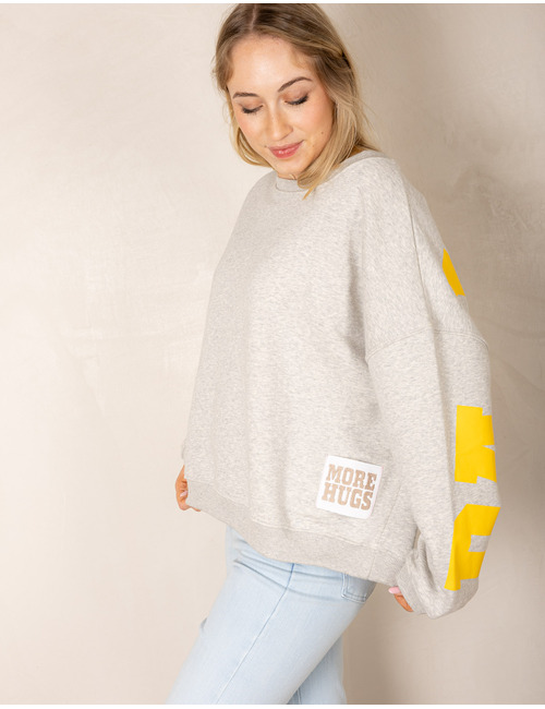 The Shirt Projects lange mouw sweater grijs