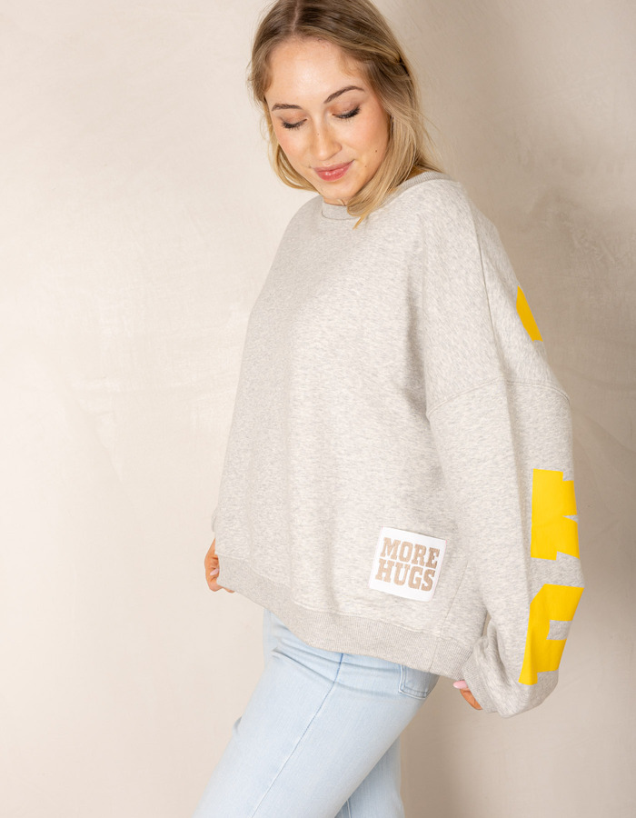 The Shirt Projects lange mouw sweater grijs