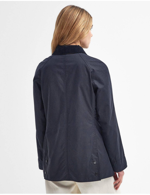 Barbour jas blauw