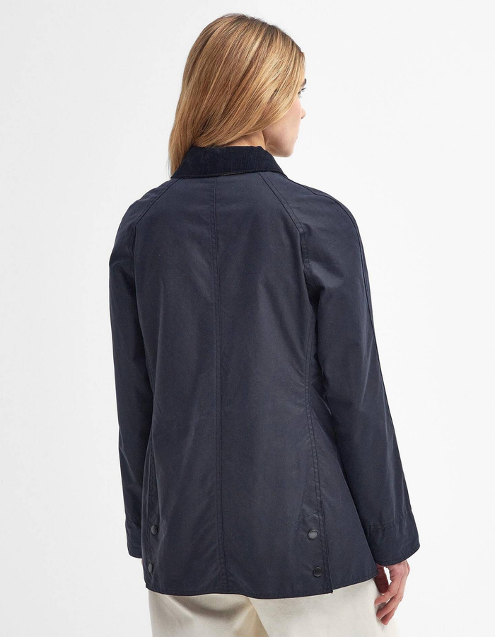 Barbour jas blauw