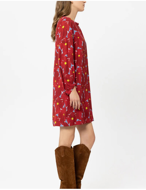 Mini jurk met bloemenprint