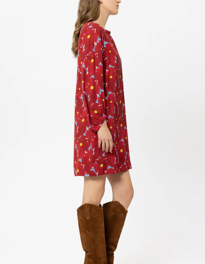 Mini jurk met bloemenprint