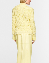 Chunky gebreide trui met V hals