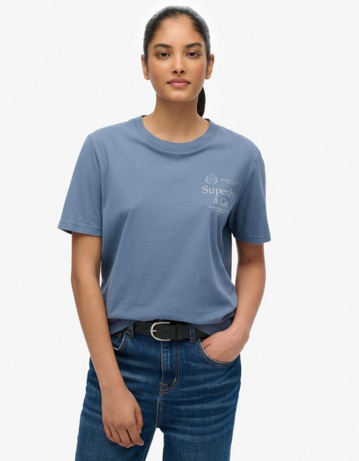 Luxe Casual relaxed T shirt met logo