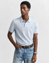 Regular Fit Shield piqué poloshirt