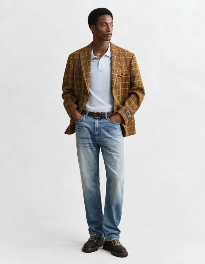 Regular Fit Shield piqué poloshirt