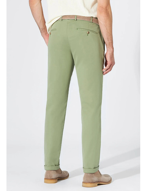 Tourist 2.0 Soft Cotton chino in groen